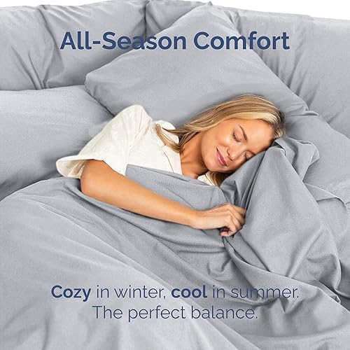 Miniatura 49 de Sábana encimera de bolsillo profundo, más suave que el algodón egipcio, 1 sábana encimera para colchón tamaño individual XL 21 - Spa Blue