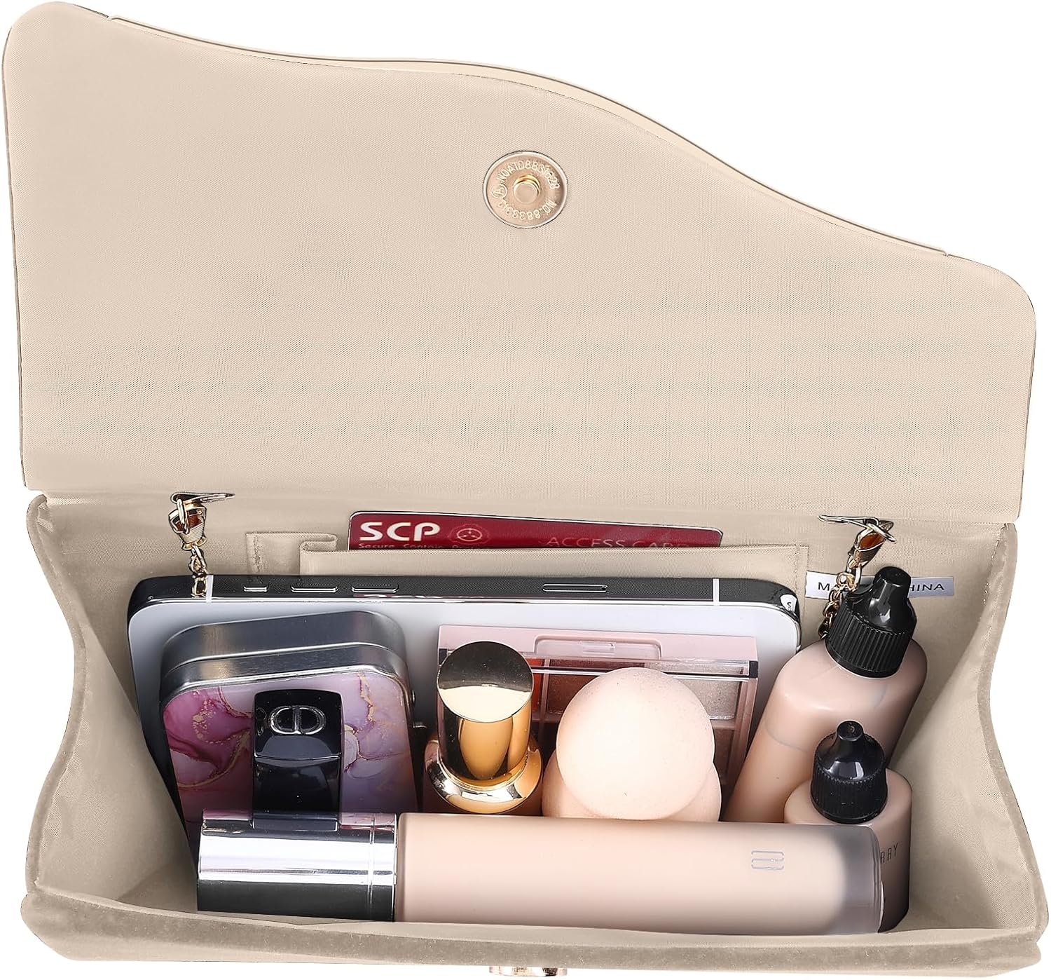 Clutch Purses for Women Evening Bag Faux Suede Formal Party Wedding Cocktail Prom - Image 5