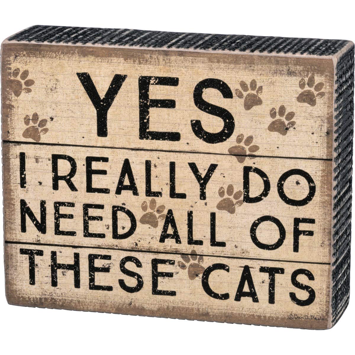 Plaque Cats Welcome en bois shabby chic, le cadeau idéal pour crémaillère