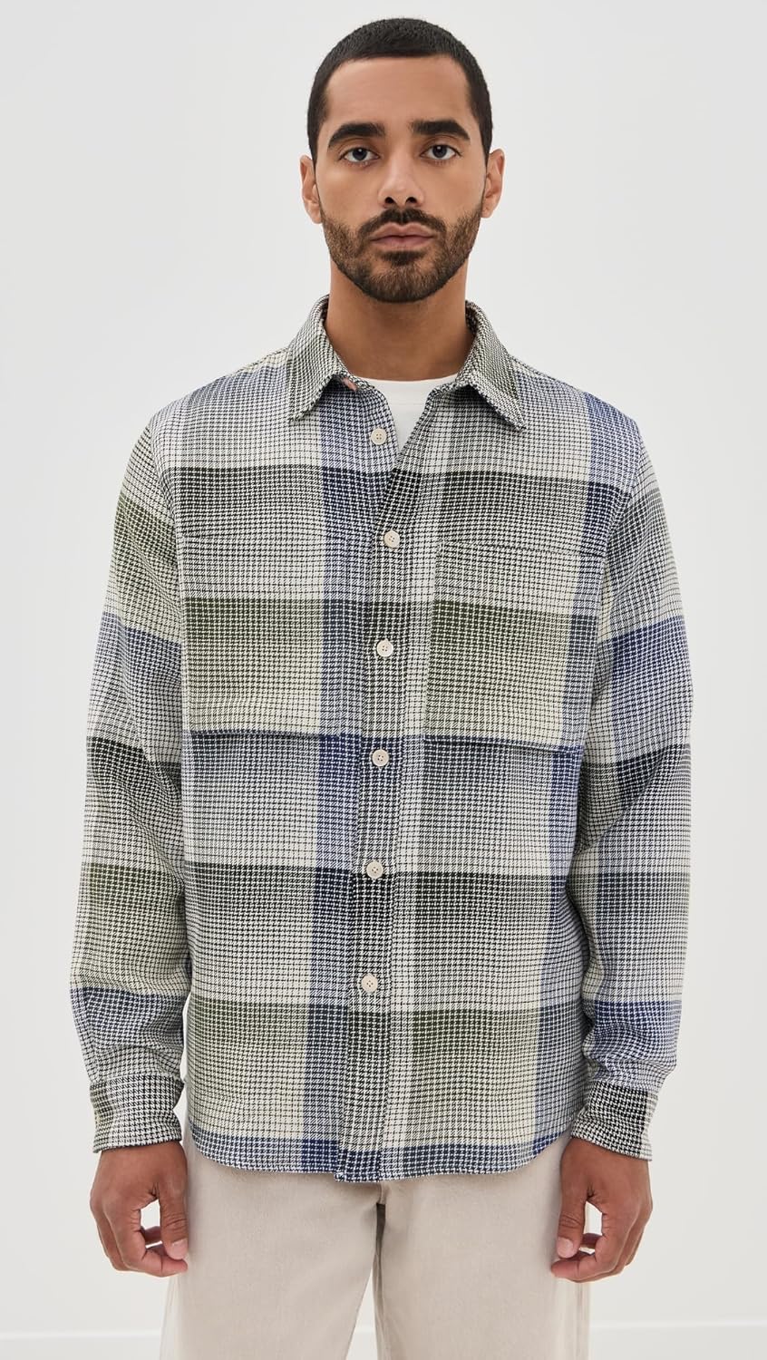 Paul Smith Men's Ps Pual Smith Men's Hazy Houndstooth Shirt
