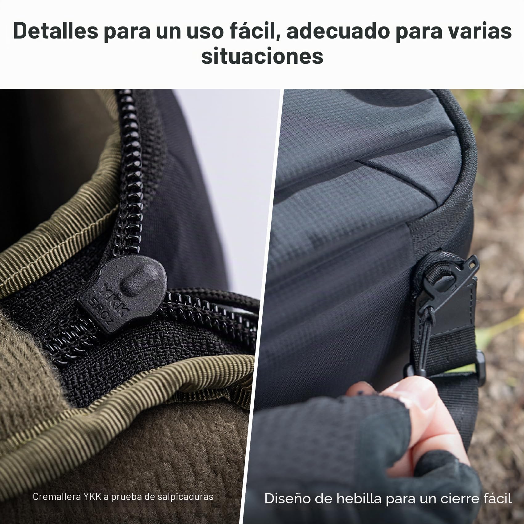 PGYTECH Bolsa Insert Cámara y Objetivo L, Funda Gran Capacidad | Protección Acolchada Antigolpes, Divisores Ajustables para Objetivo, Gran Capacidad, Acceso Lateral Rápido, Tela Repelente