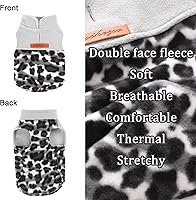 Vista 43 de Suéteres para perros pequeños, niño y niña, suéter a cuadros para cachorros, chaleco de ropa de forro polar, suéter elástico para perritos, ropa