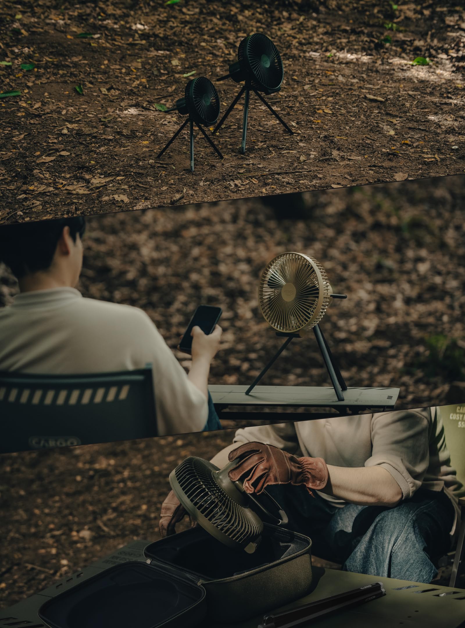 Amazon.co.jp: CARGO CONTAINER カーゴコンテナ DUAL FAN 扇風機