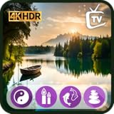 湖の景色を眺めながらリラックス - 天気と時計付きの穏やかな自然番組