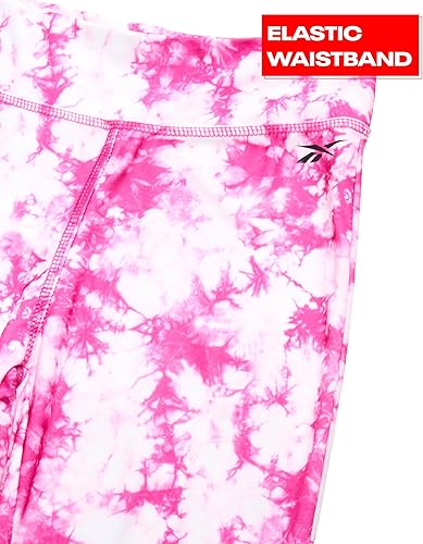 Miniatura 2 de Reebok Leggings para niña - Paquete de 2 mallas deportivas de rendimiento activo (talla 7-16)