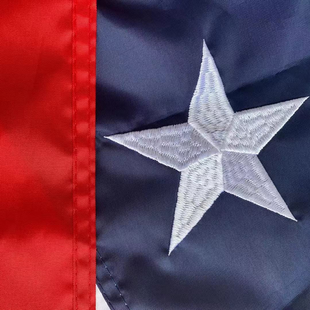 G128 USA Falten-Flaggen – 2er Set, Je 5 X 91 Cm, Aus 100 % Polyester, Mit Messingösen, Patriotische Sterne & Streifen Für Feiertage & Veranstaltungen