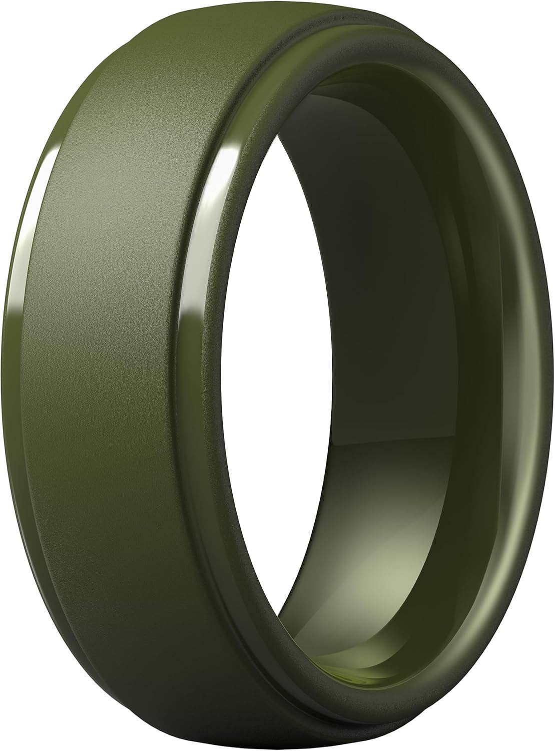 ThunderFit Silicone Men’s Wedding Rings, 10mm Wide 2.5mm Thick Rubber Wedding Bands-Variety Multipack 1-7
