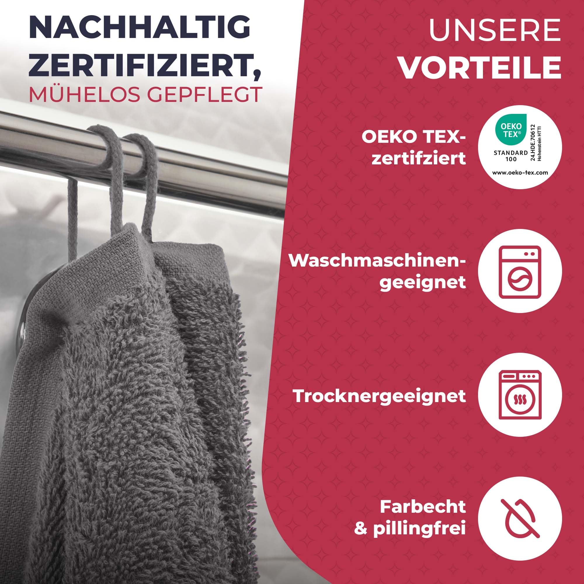 Strandhandtuch I Handtuch XXL I Badehandtuch Groß I Strandtuch XXL I Großes Strandtuch I Saunatuch I Badetuch in Übergrößen 155 x 220 cm, Größe:155x220, Farbe:710 Grau