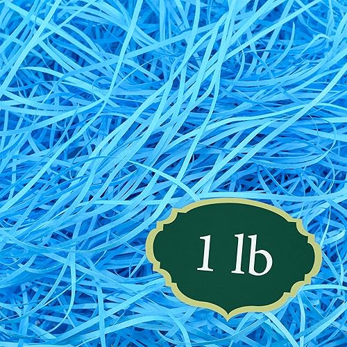 Arcadia Garden Products RPCS2TU - Caja de relleno de papel de color triturado recto para envolver regalos y manualidades, relleno de cestas,