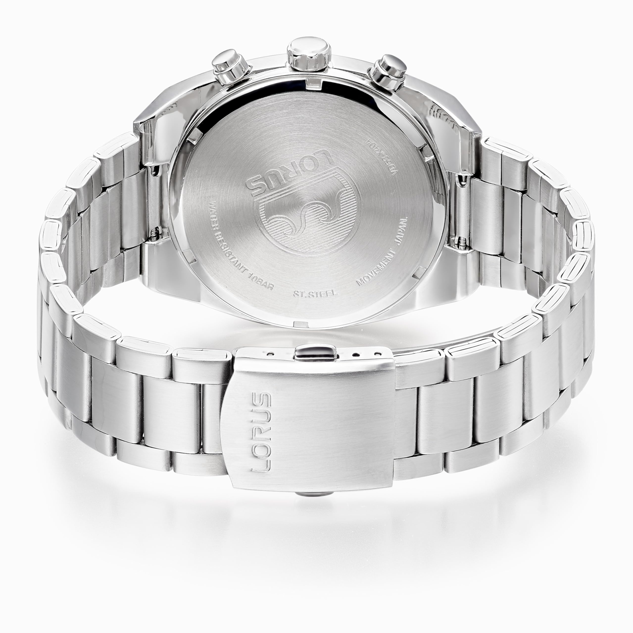 Lorus Orologio analogico al quarzo da uomo con bracciale in metallo