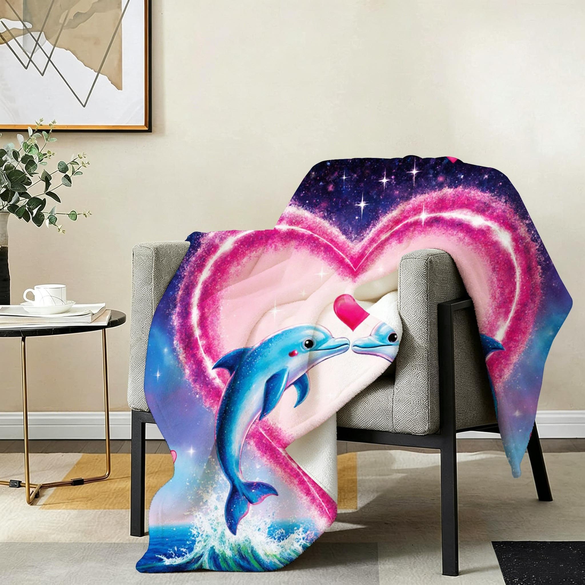 Coperta Matrimoniale 180x200 Cervo Animale Pile Flanella Motivo-A250