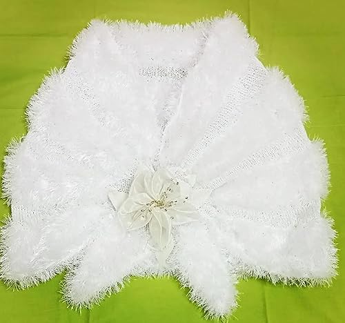 Miniatura 5 de Eyelash Fun Fur Yarn Premium 100% poliéster 164 yardas (150 Mt), 3.53 onzas (100 Gr) hilo de ganchillo colorido DIY tejido a mano (crema, 1 madeja)