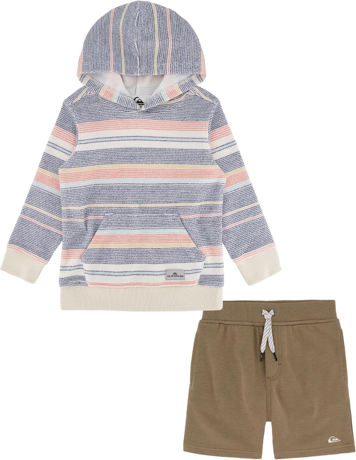 Quiksilver boys 2pc Hoodie Short Set
