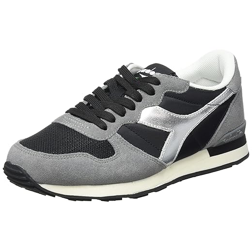 Diadora Unisex's N902 Gymnastics Shoe, Black Green, us:7.5