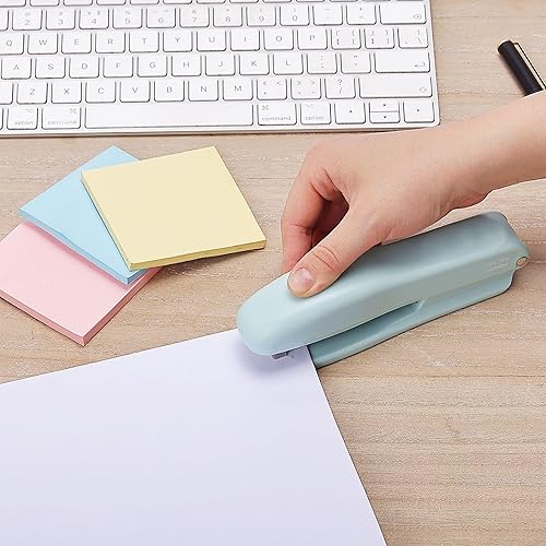 Miniatura 6 de Mr. Pen - Paquete de 2 grapadoras de oficina con 200 grapas, capacidad para 20 hojas, color verde