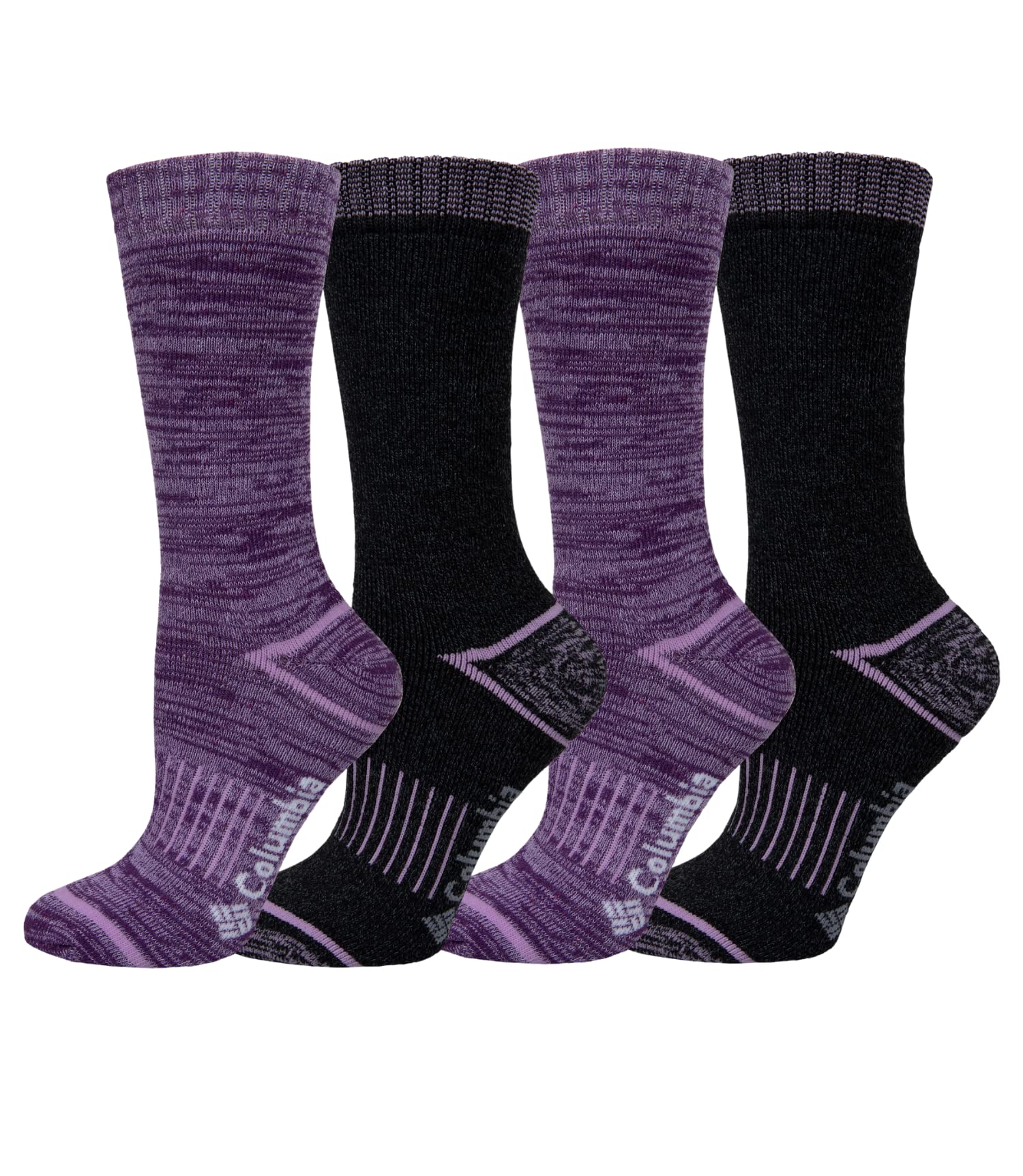 Columbia Women's Moisture Control Crew Socks (4-Pack)