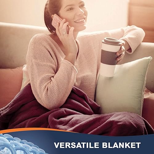 Miniatura 3 de Manta de forro Walensee de felpa, ligera, de microfibra súper suave, para sofá, cama, ultralujosa, cálida y acogedora para todas las estaciones