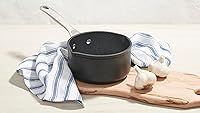 Vista 5 de Le Creuset Toughened Nonstick Pro Open Saucepan with Double Pour Spouts, 1.7 qt.