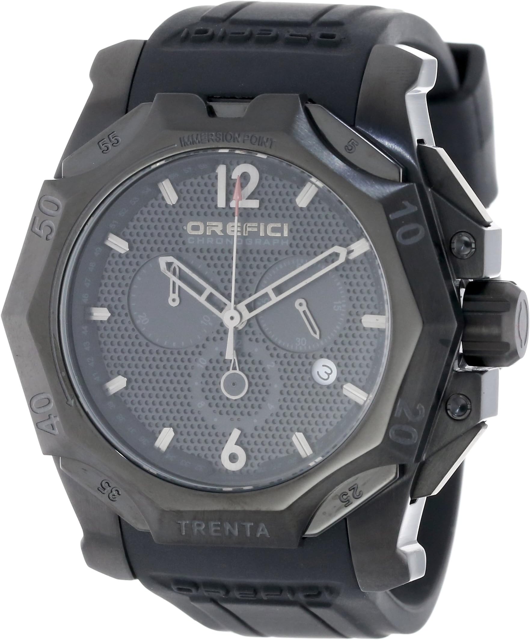 Orefici Unisex ORM11C4802 Subacqueo Trenta Metal Bezel Divers Watch