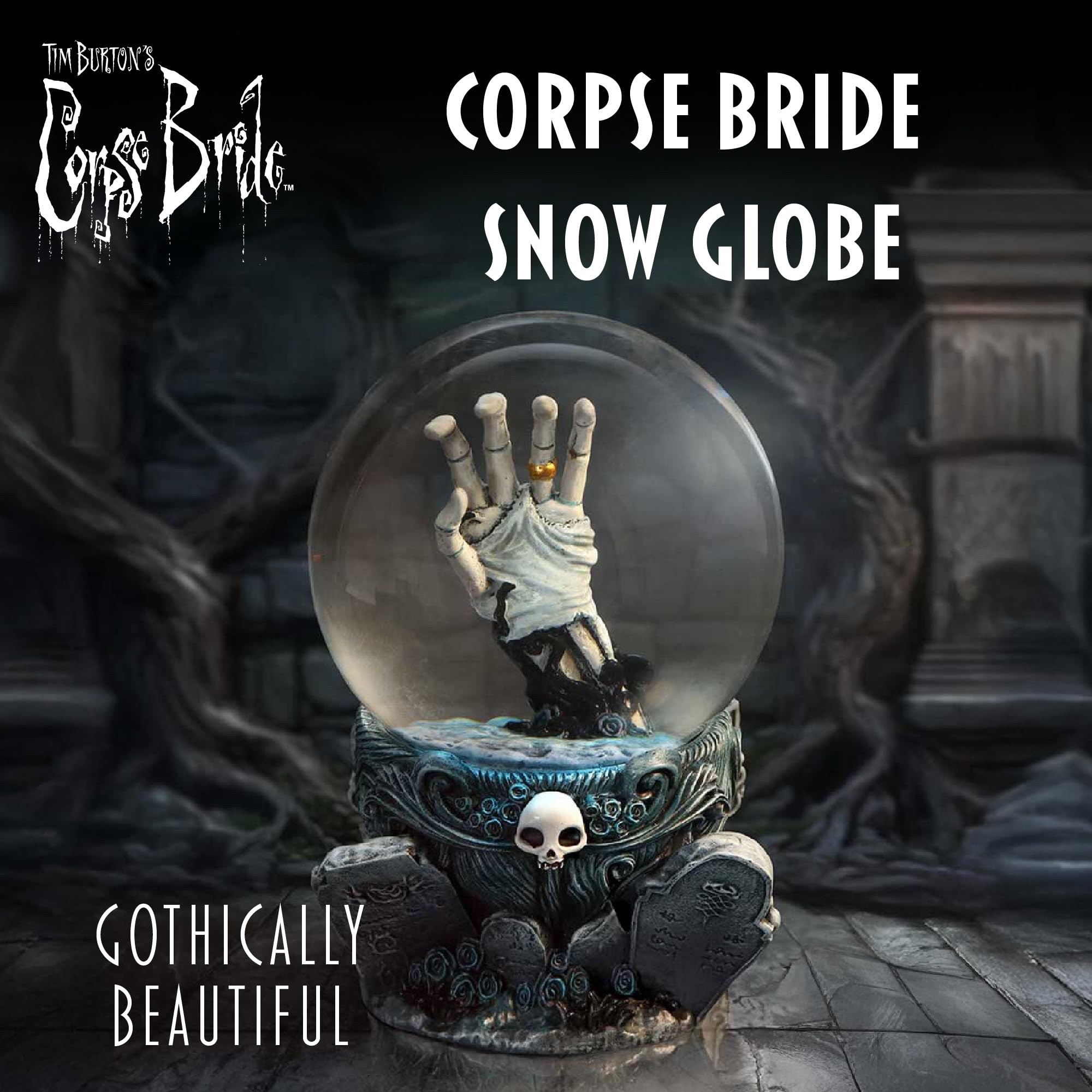 Amazon.co.jp: Nemesis Now Corpse Bride Snow Globe 15cm - 公式