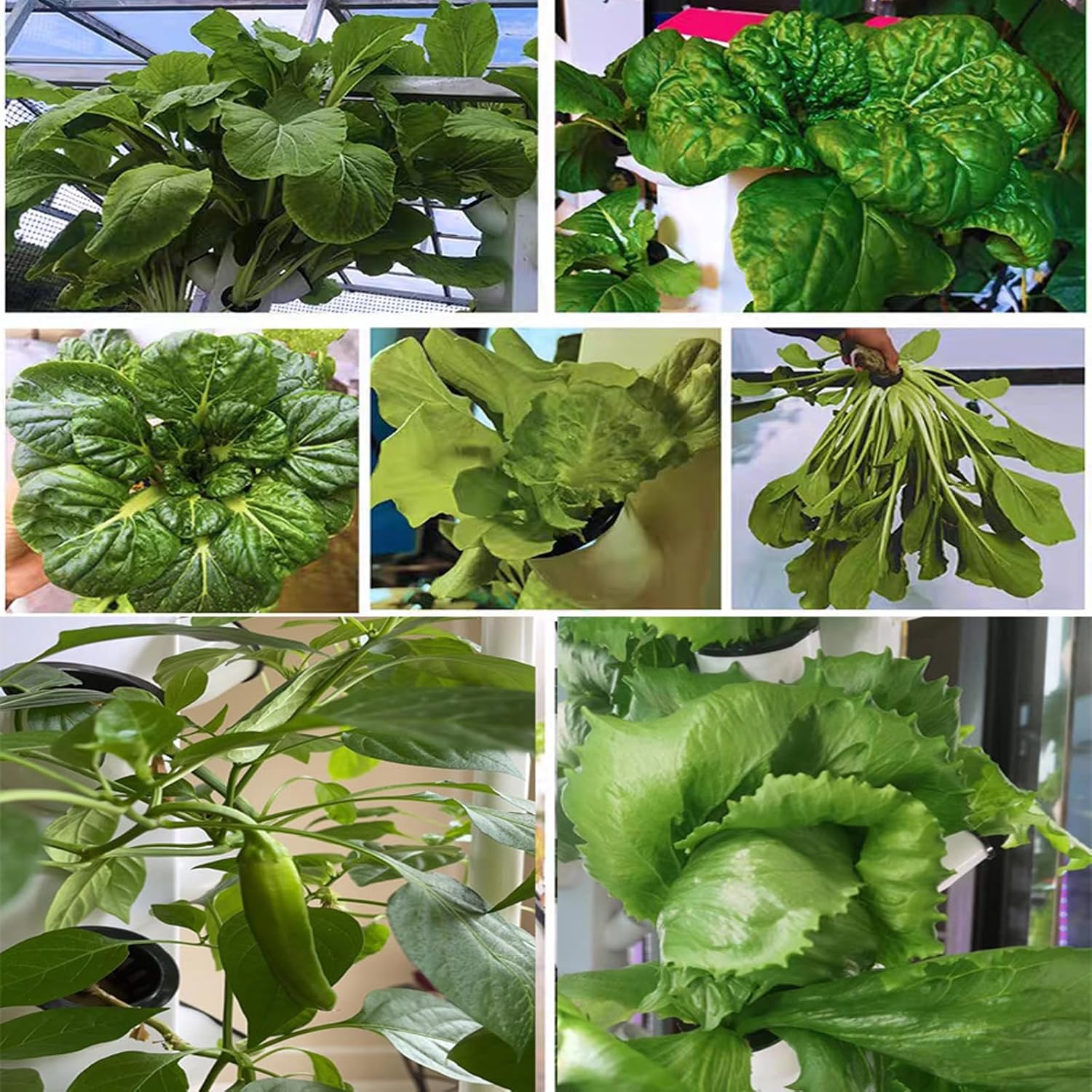 Garden Tower Hydroponics Growing System 30-Plant Sites Vertical Garden Planter Outdoor Indoor Plant Growing kit with Pump, Adapter, Net Pots for Fruits, Vegetables and Herbs (Grey)