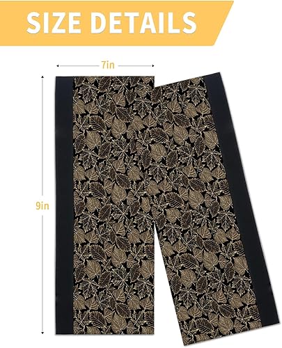 Miniatura 6 de Juego de 2 fundas para manijas de puerta de refrigerador de otoño de Acción de Gracias, para lavavajillas, microondas, horno, nevera, estufa,