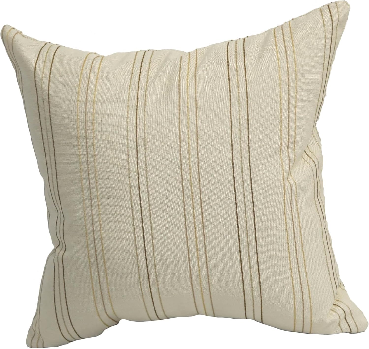 Blazing Needles Indoor Throw Pillow, 17 x 17, Summer Pinstripe