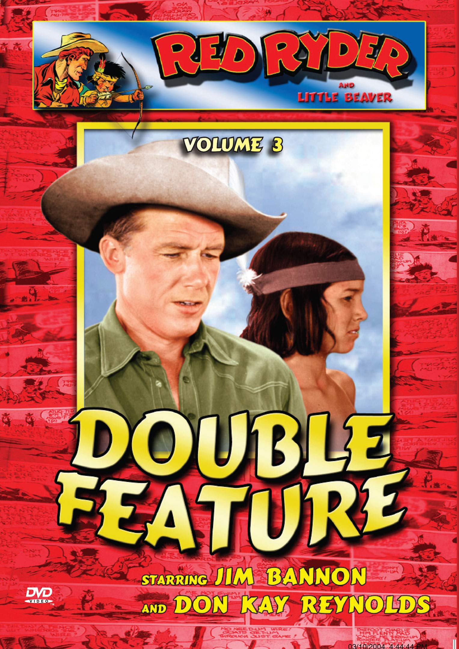 Feature Film Red Ryder Western Double Feature Vol 3 DVD New 89859835322