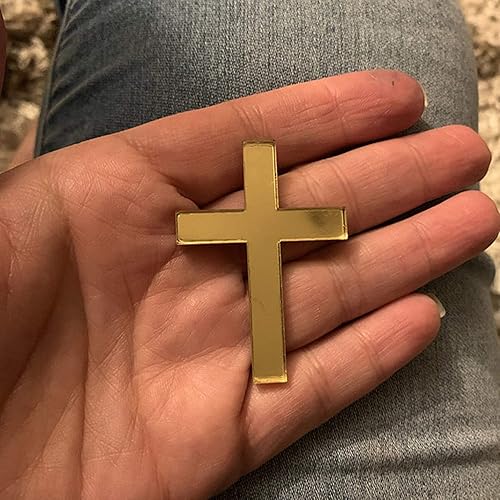 Miniatura 5 de Decoración de pastel de cruz, decoración de pastel de cruz acrílica, decoración de tartas, bautismo acrílico, dije de cruz para pastel, celebración