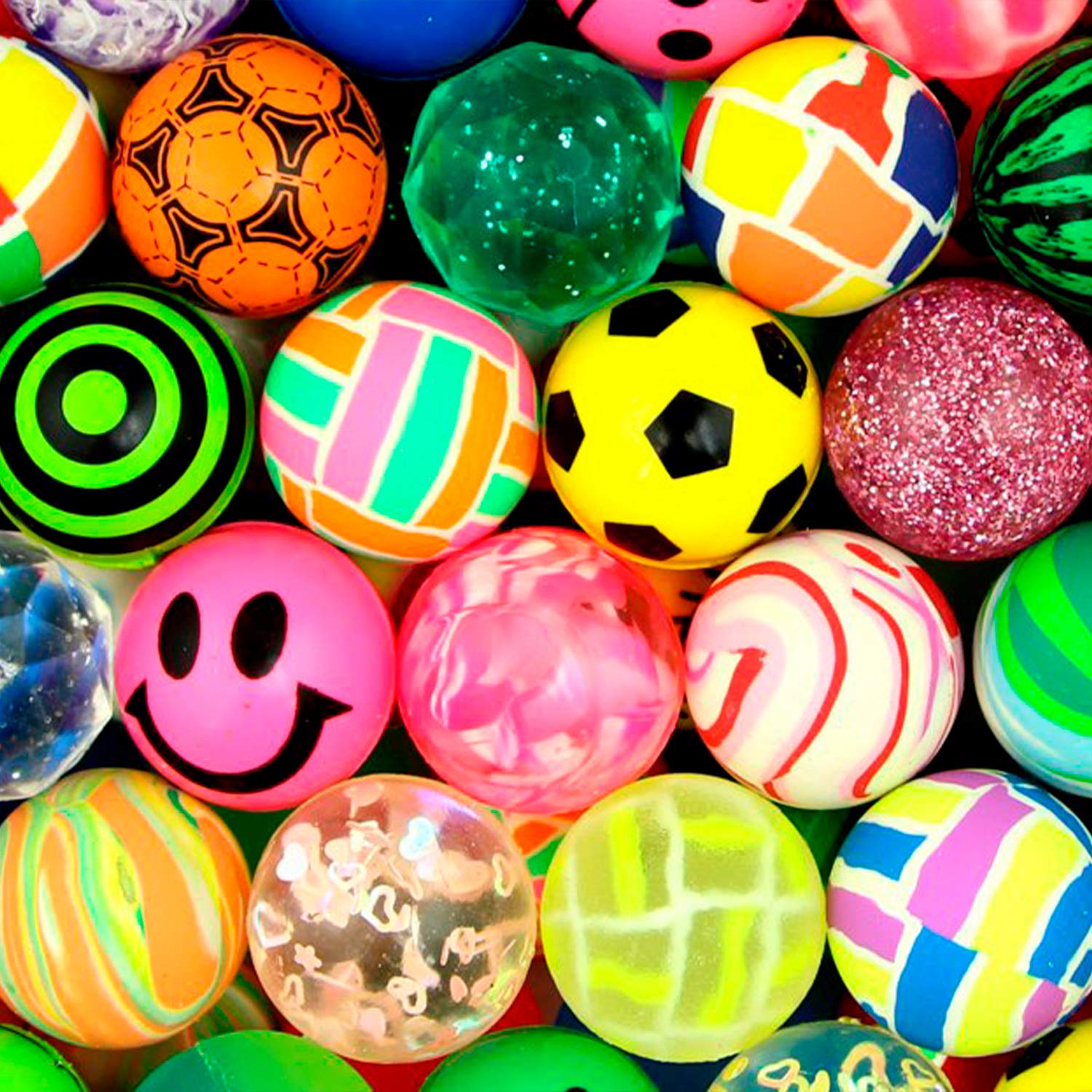 Buy Entervending Bouncy Balls 25 Pcs Bouncing Balls Assorted Pack 1
