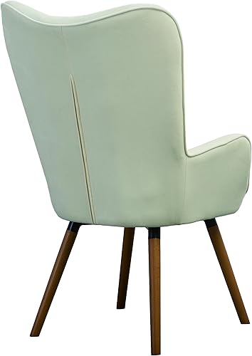 Miniatura 47 de Roundhill Furniture - Silla decorativa doarnin contemporánea de terciopelo sedoso con respaldo de botones, Tela, Amarillo