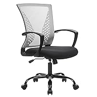 SONGMICS Sedia da Ufficio, Poltrona Girevole