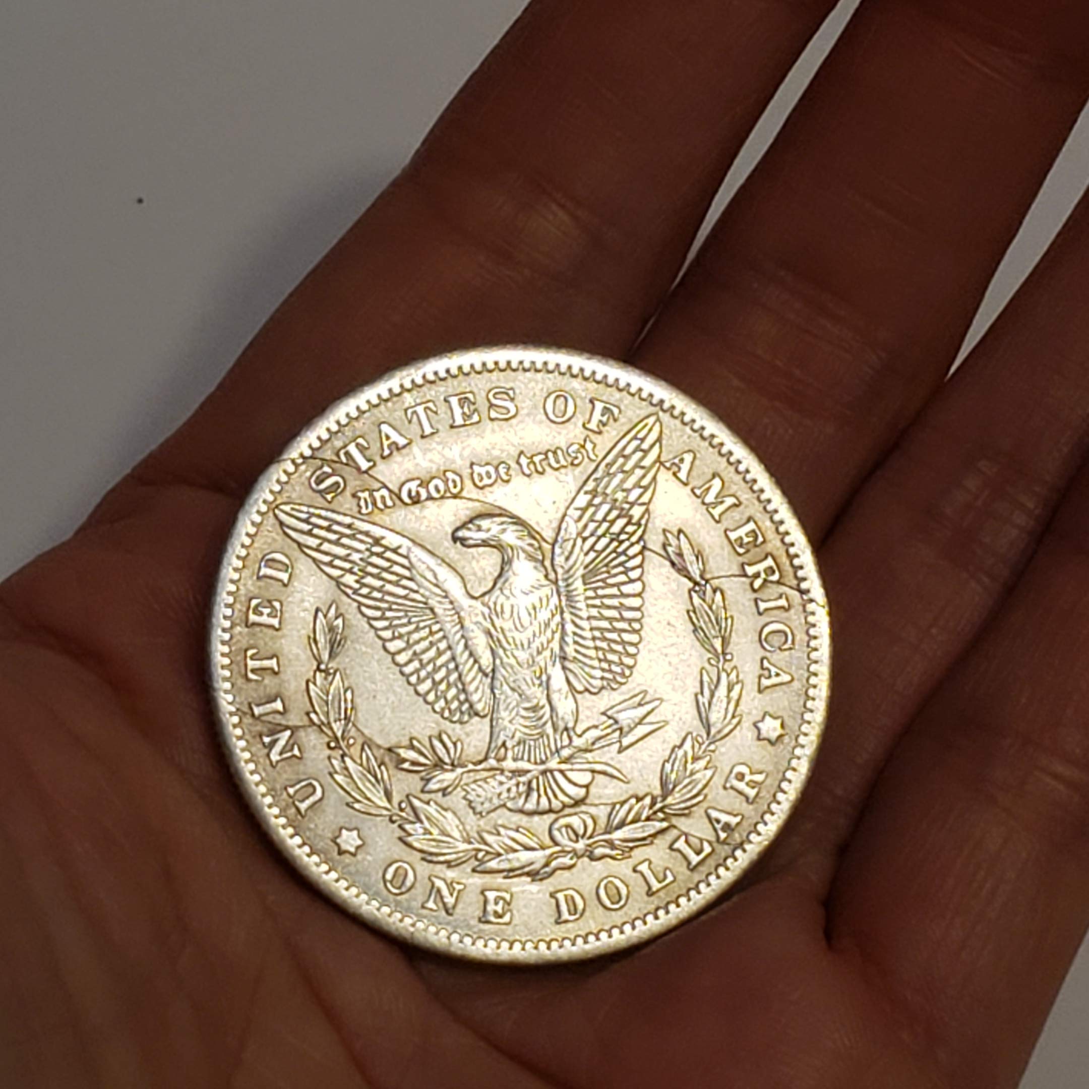 Amazon | フォールディング・モルガンコイン＜一瞬でボトルの中にコインが入るマジックなどができる！手品＞ | マジック・手品 | おもちゃ