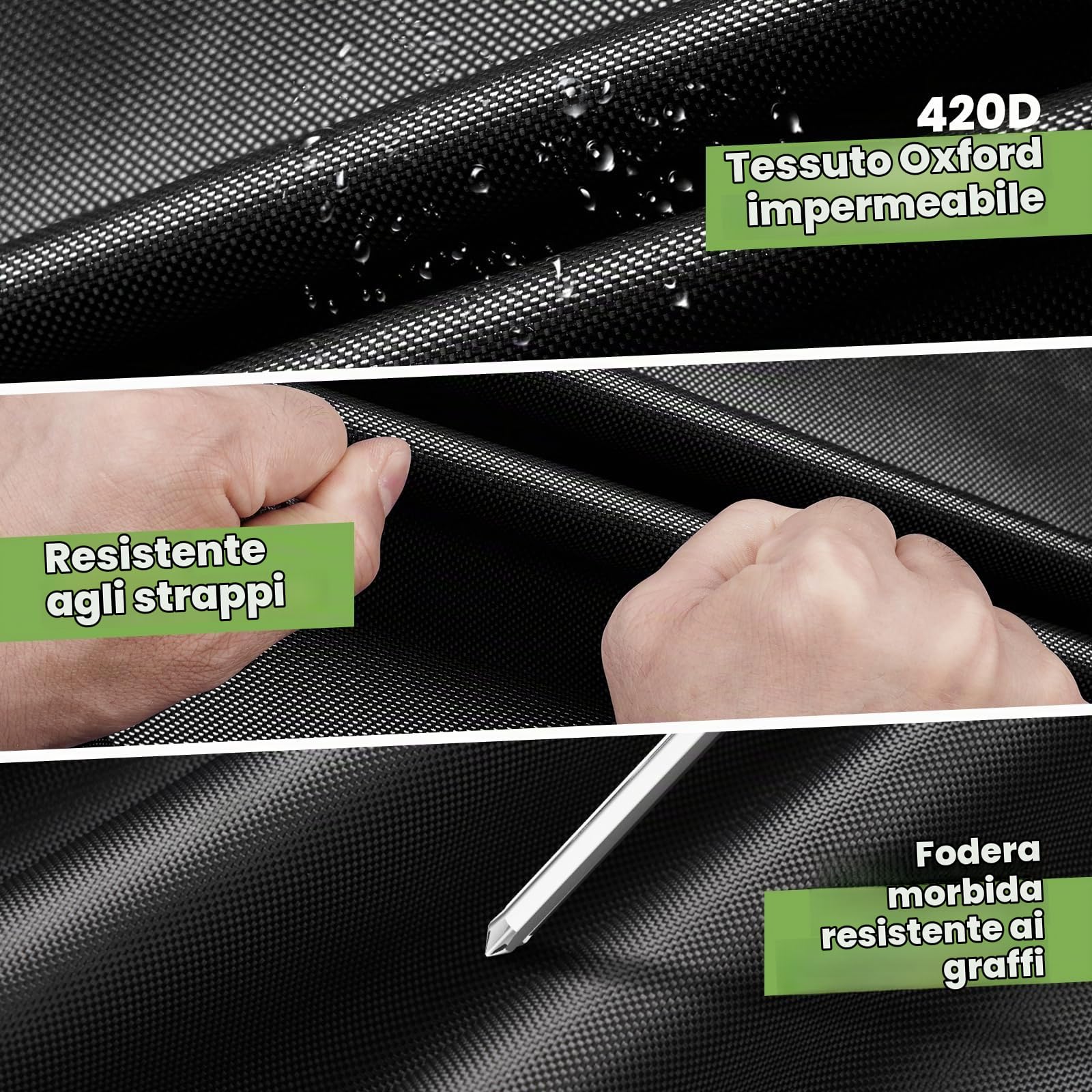 Cartist Copertura completa per auto adatta per Kia Sportage 1995-2023 2024, accessori per tutte le condizioni atmosferiche, per esterni, per Camry, impermeabile, anti UV, con cerniera e strisce di