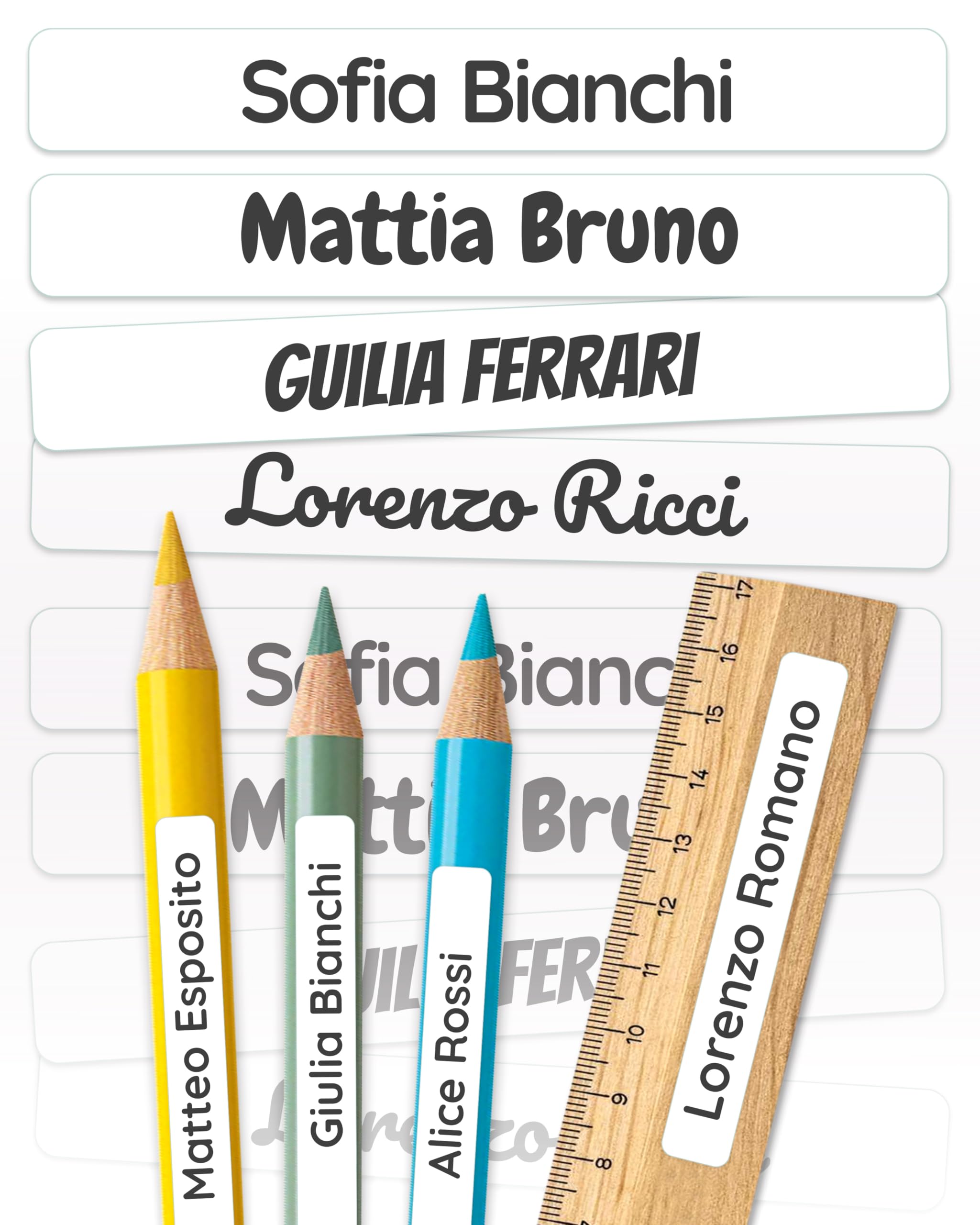 Etichette Adesive Per Oggetti Scuola - Olallà - Foto 11