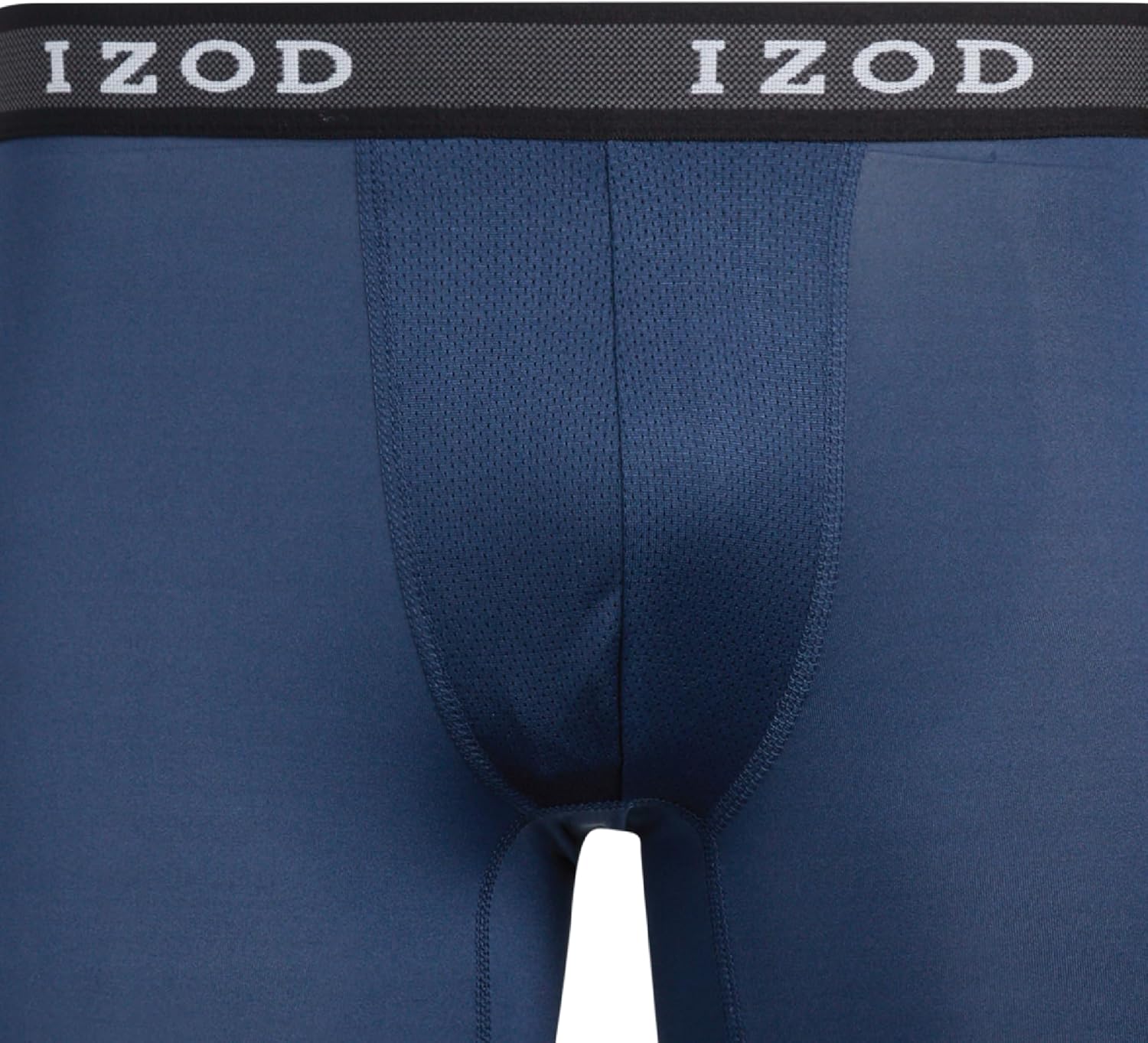 IZOD Mens Boxer Briefs - 5 Pack Performance Stretch Long Leg Mens Underwear Boxers with Contour Pouch, 9" Inseam - Image 6