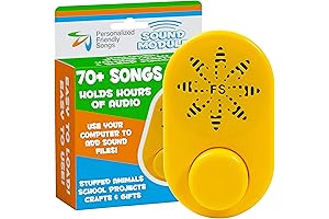 2 Hr Voice Recorder for Stuffed Animals - Recordable Sound Module Plush Box