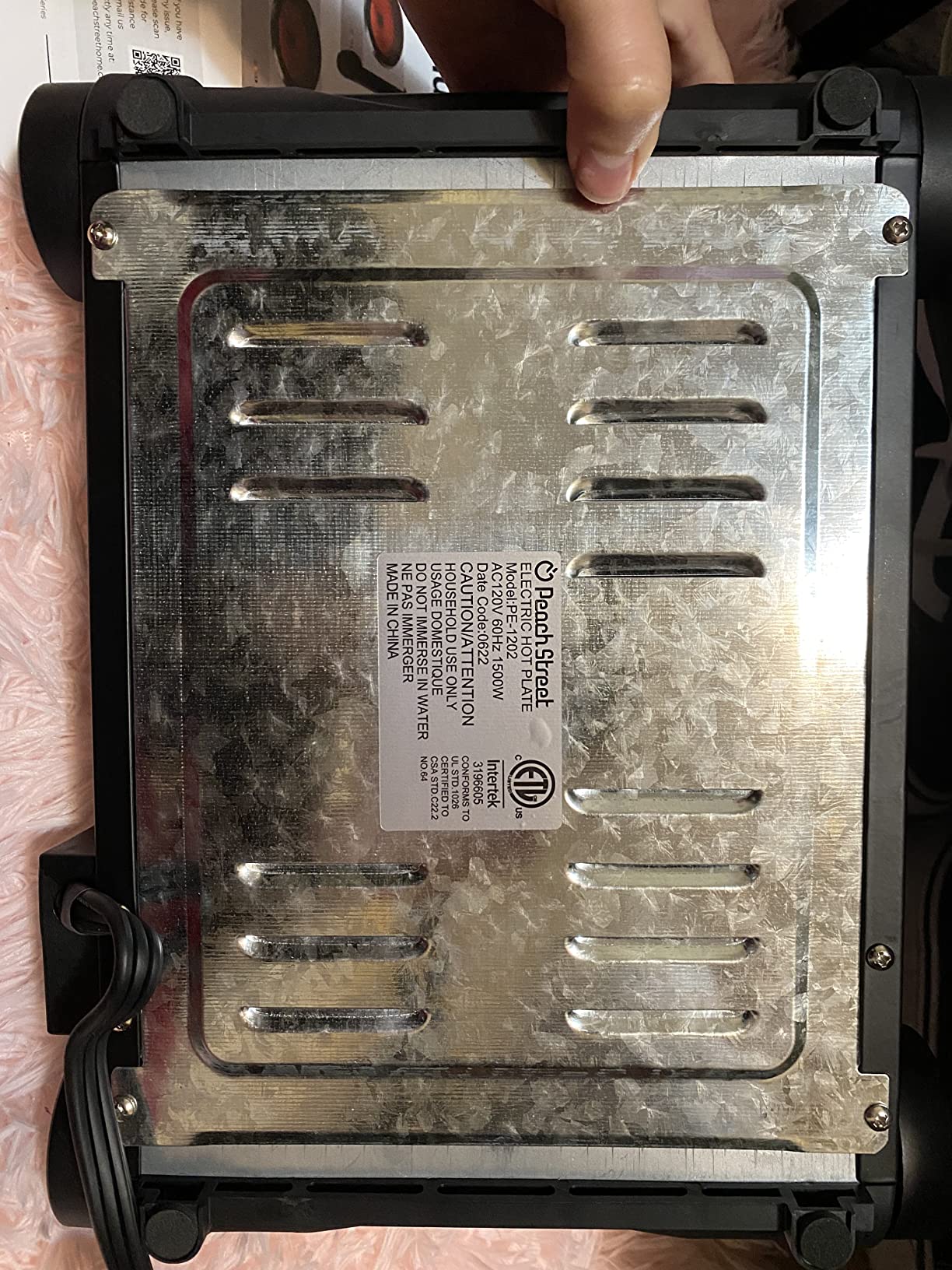 4/mo Finance Electric Single Stovetop Hot Plate for Cooking 1500W 7.