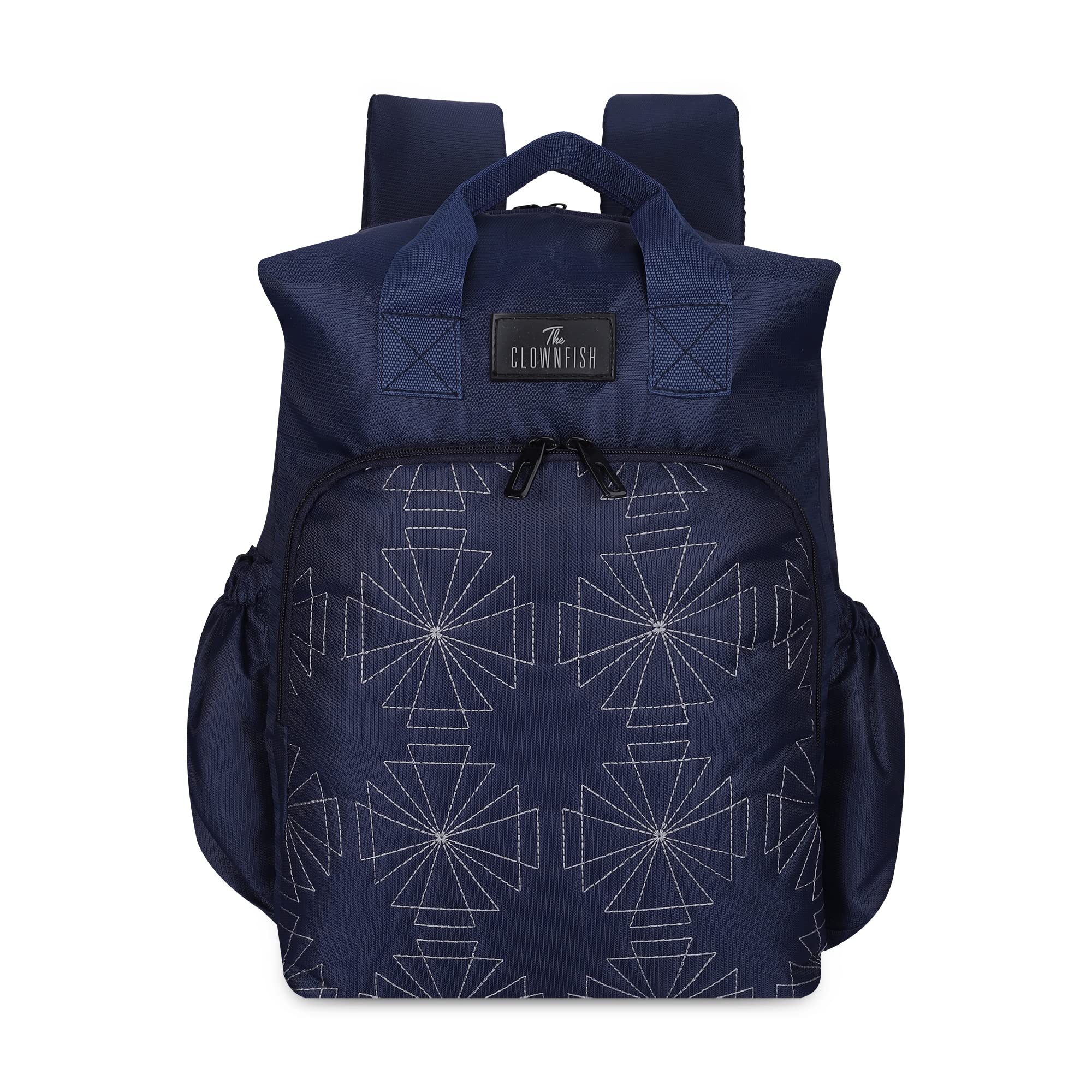 THE CLOWNFISH Polyester Multipurpose Diaper Bag/Backpack/Baby Carryall/Nappy Bag/Handbag Cum Maternity Bag for Mothers with Bottle Organizer & Changing Mat/Sheet