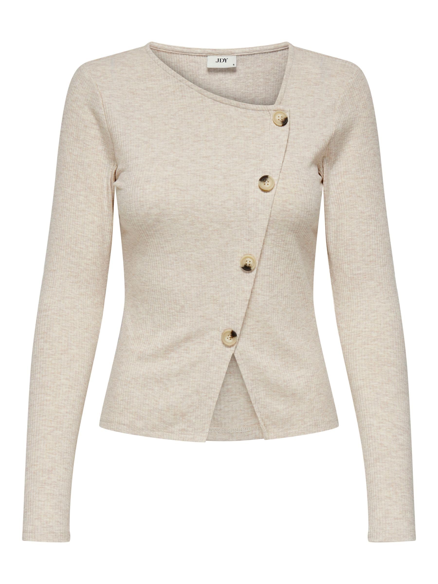 JDY Damen Jdyfreya L/S Button Top JRS Noos