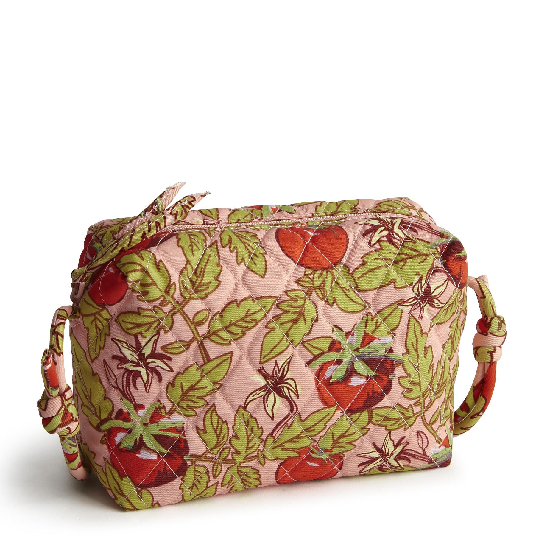 Vera Bradley Premium Cotton Blake Crossbody, Tomato Vines, One Size
