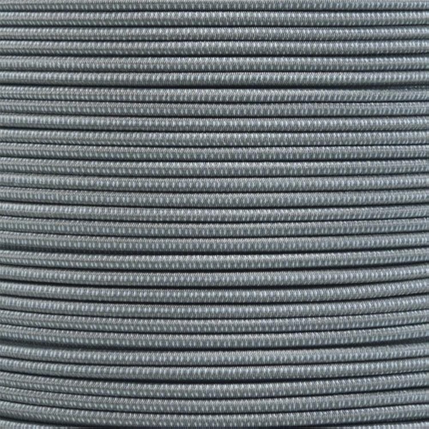Paracord Planet Bungee Nylon Shock Cord 2.5mm 1/32", 1/16", 3/16", 5/16", 1/8”, 3/8", 5/8", 1/4", 1/2 inch Crafting Stretch String 10 25 50 &amp; 100 Foot Lengths Made in USA