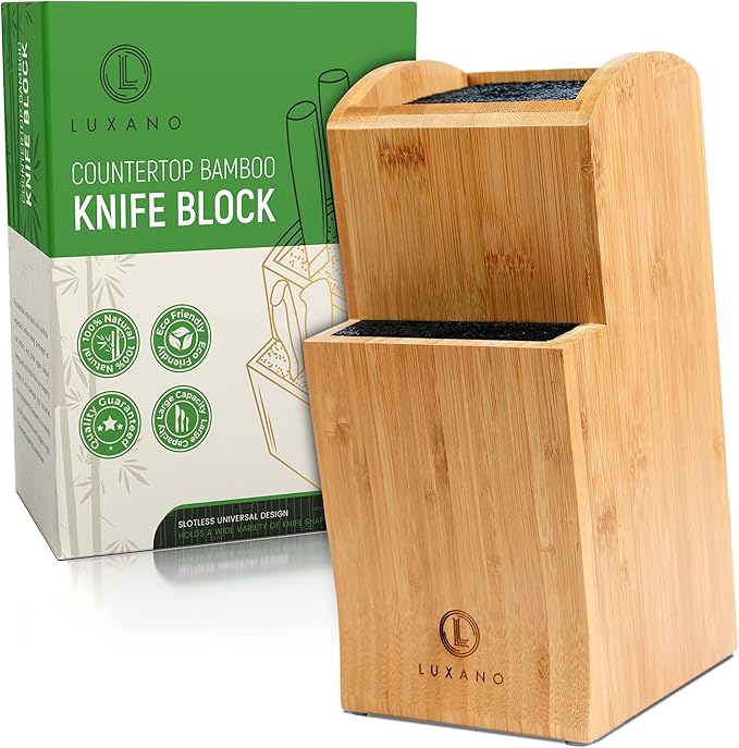 Universal Knife Block Without Knives Kitchen Knife Holder for Kitchen