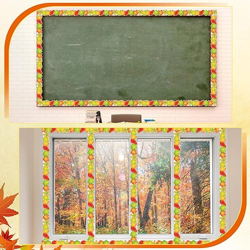 Vista 108 de Spiareal Tablero de anuncios con borde de muñeco de nieve de 68.9 pies, borde de flores, playa, sol, eucalipto, bandera de pata, sombrero de globo