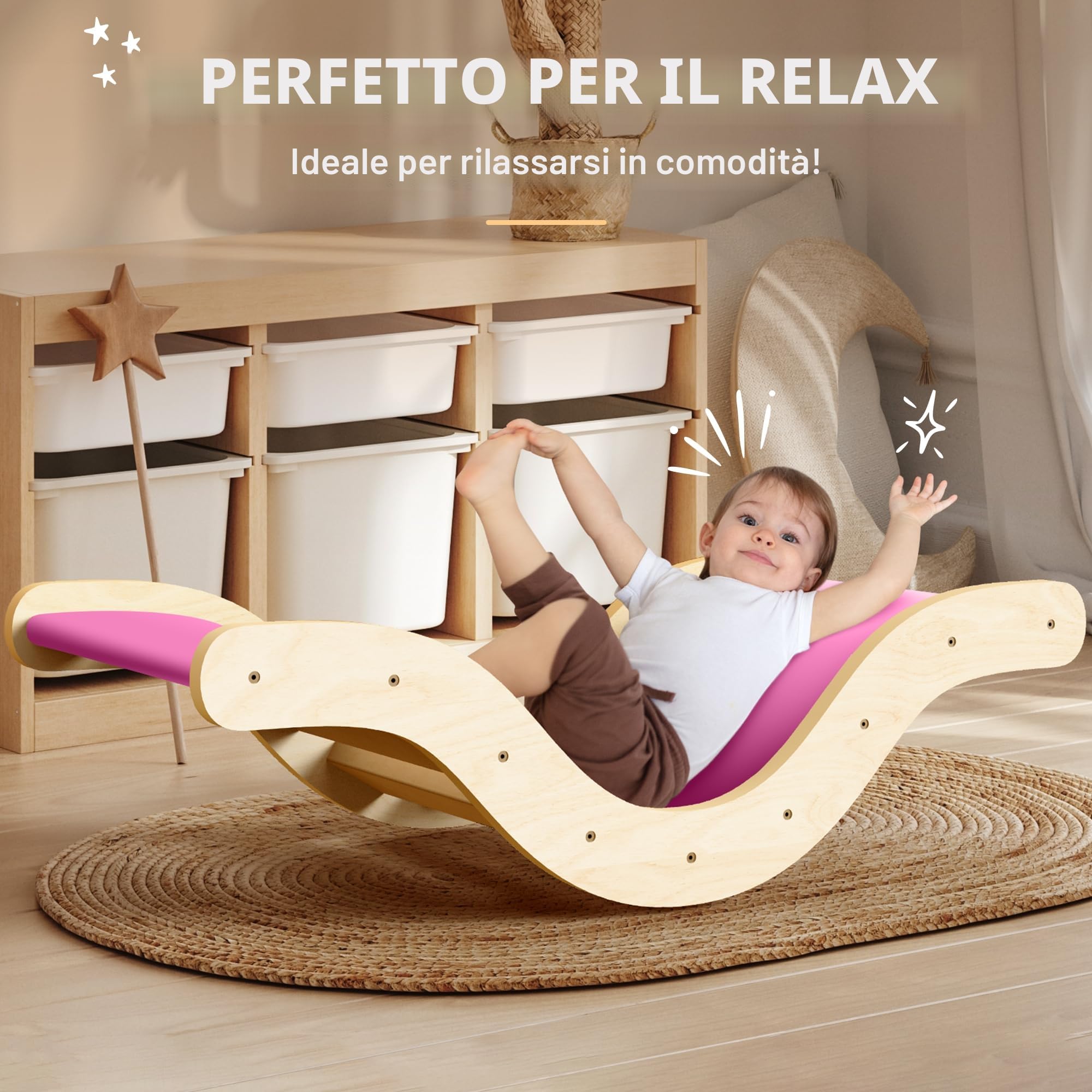 Set da gioco indoor 7 in 1 con scivolo, arco e tappetino per bambini 1-3 anni