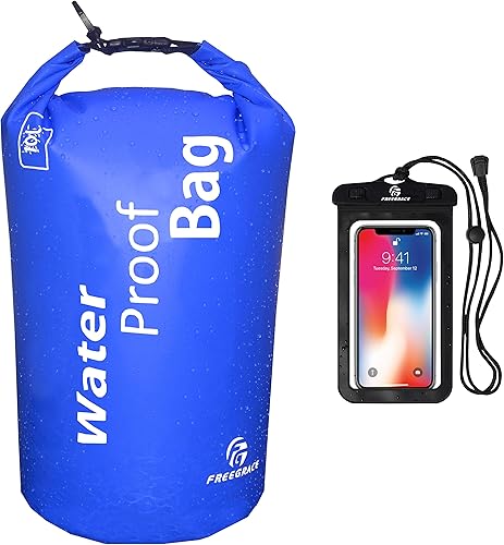 Bolsa impermeable Freegrace bolsa impermeable ligera con sellos y funda impermeable, flota en el agua, mantiene el equipo seco para kayak, playa,