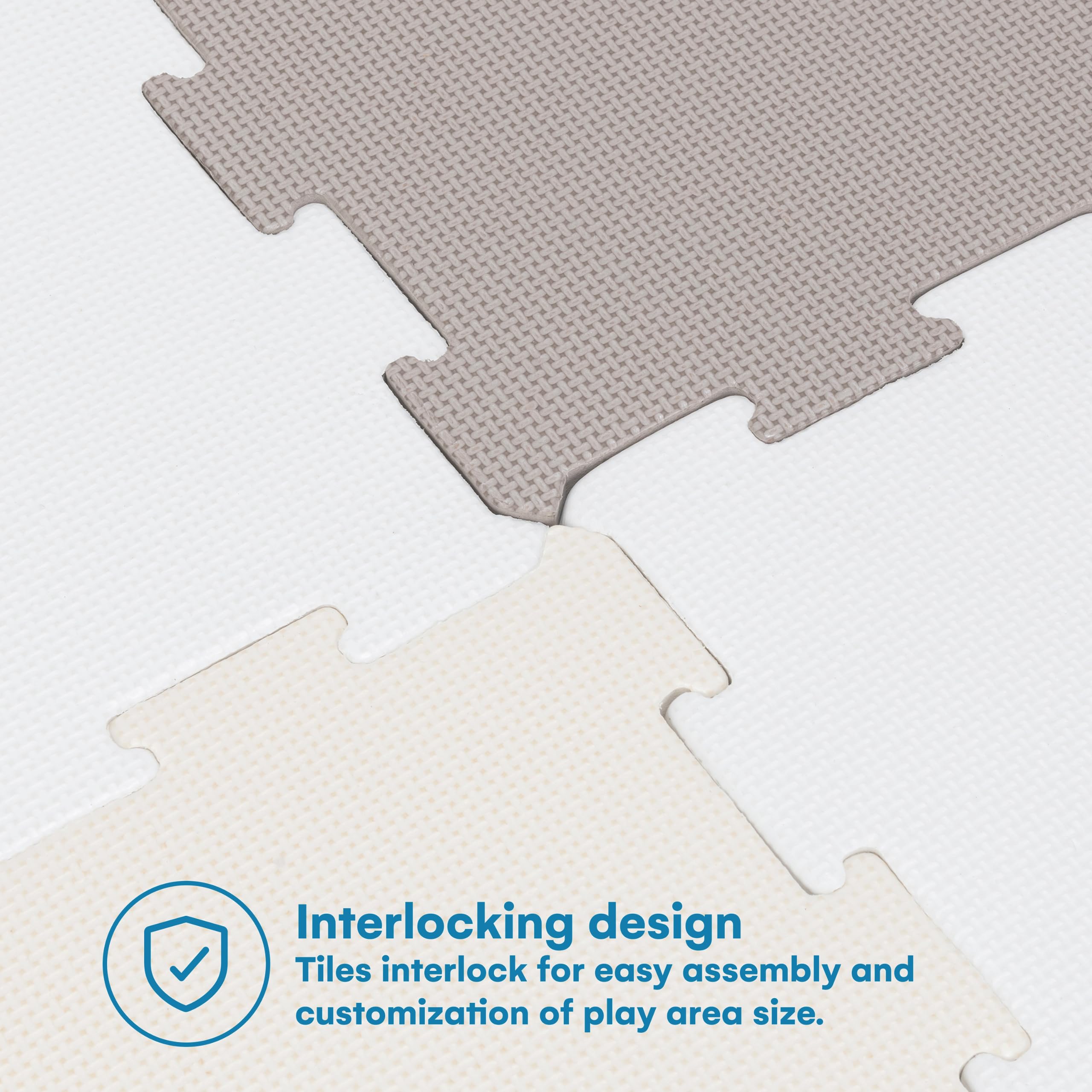 Enovoe Baby Play Mats for Floor Foam Puzzle Floor Mat Soft Foam