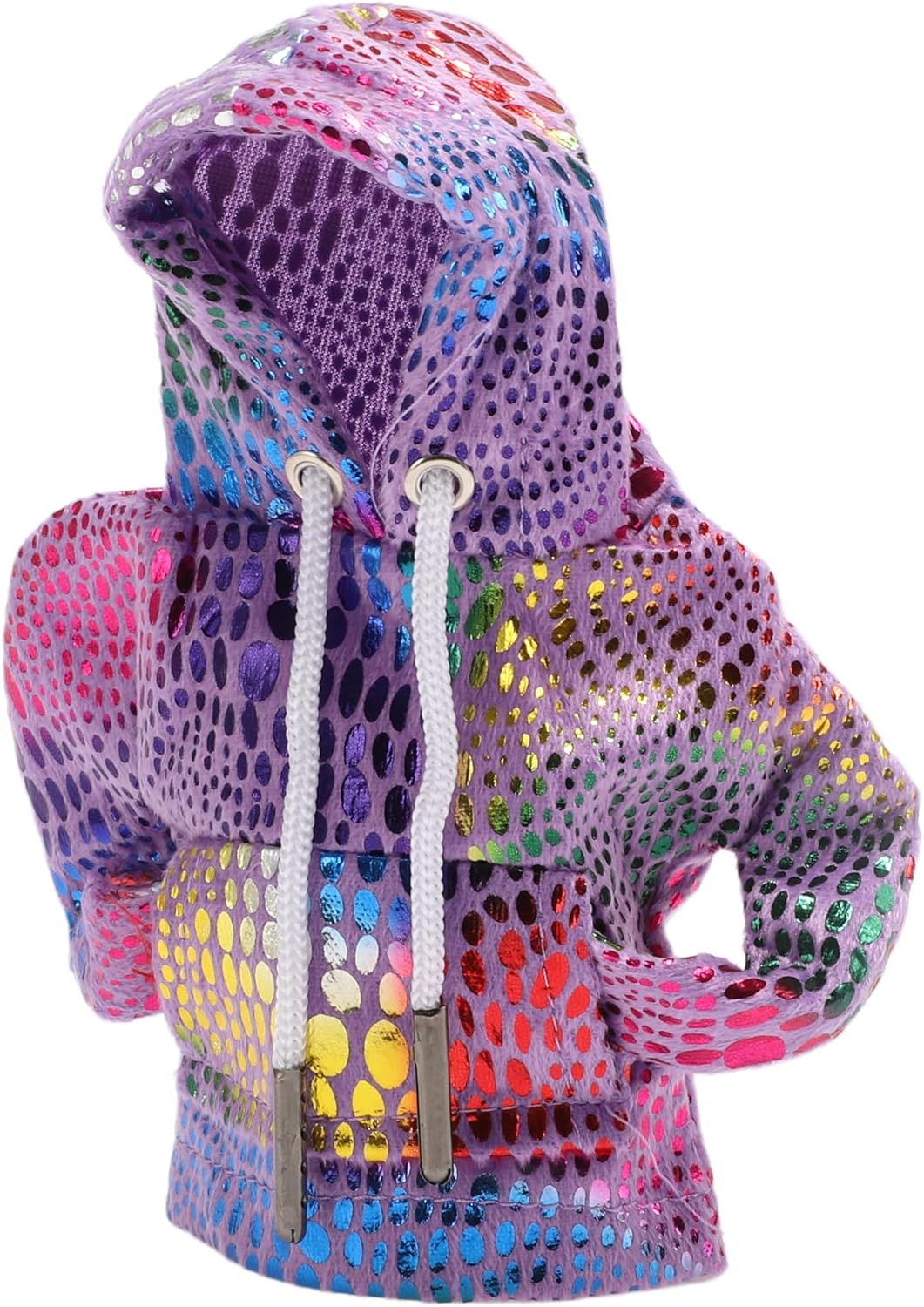 Common Shift Knob Cowl Reflective Sample Gearstick Hoodie Shifter Lever Knob Hoodie for Automobile RV Truck SUV Material Purple