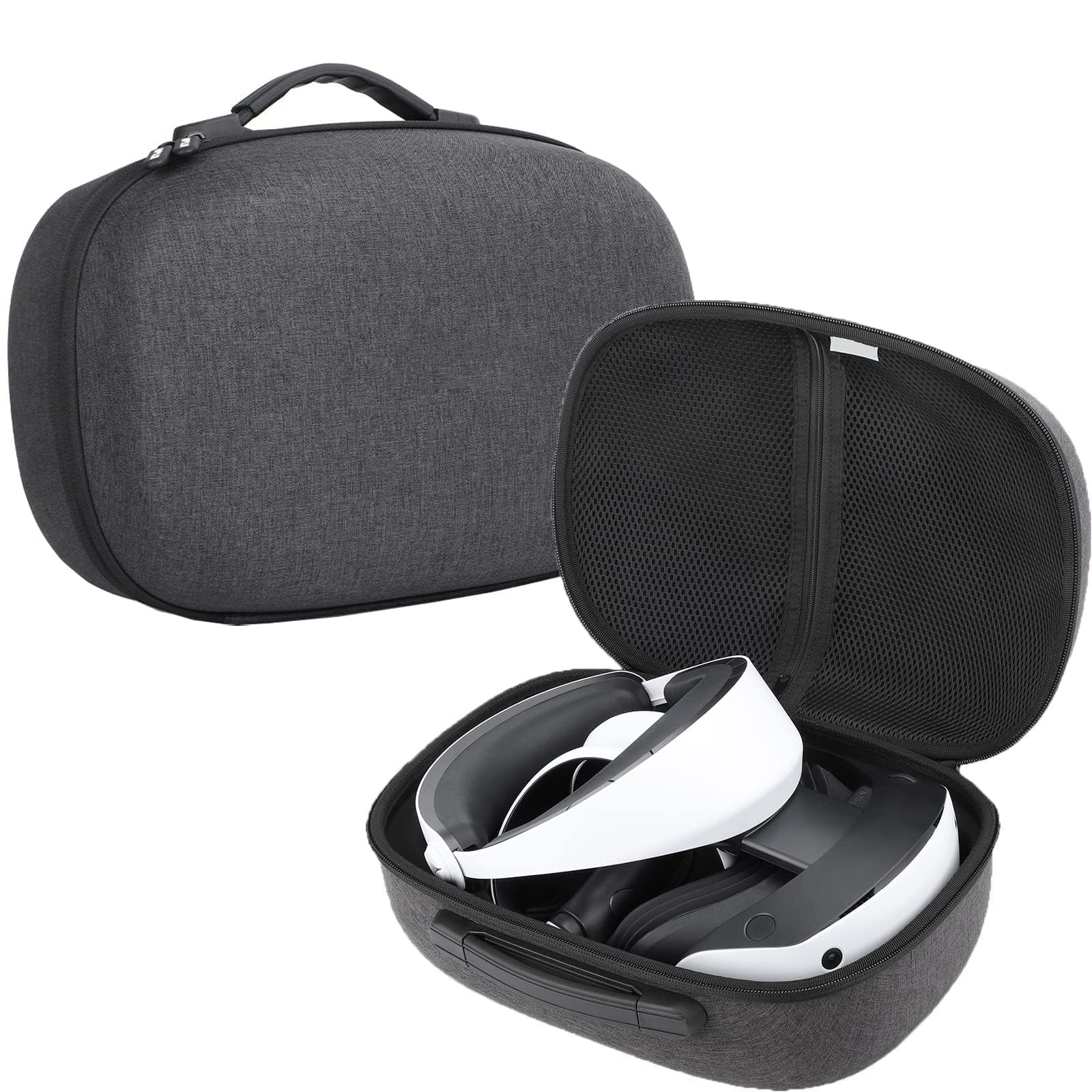 Excefore Hard Carrying Case for PS VR2, Protective Case for PSVR 2 Gaming Virtual Reality Headset and Controller Accessories for Travel, Shockproof, Storage and Portable Protection
