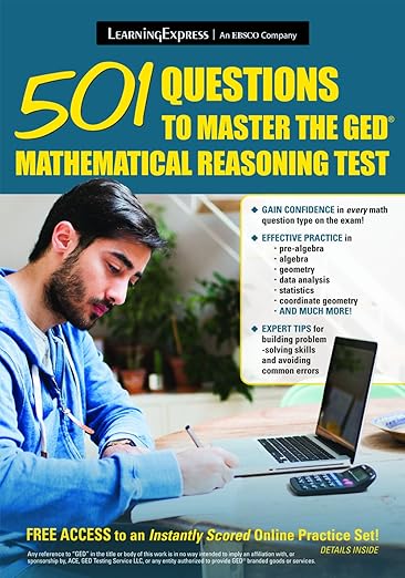 501 Questions to Master the GED Mathematical Reasoning Test